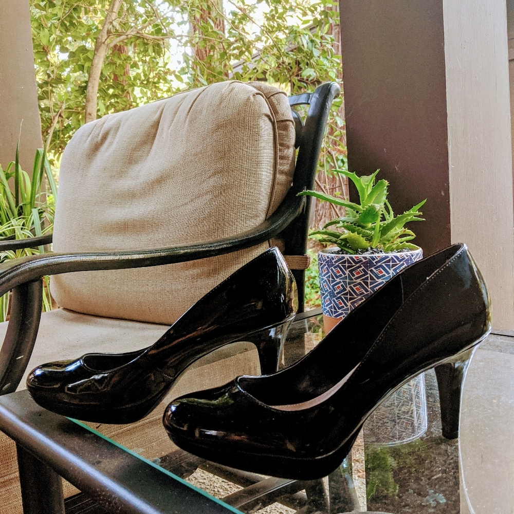 🌟HP🌟 Alfani Black Patent Leather Pumps